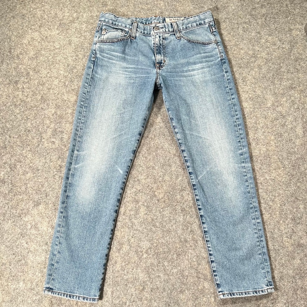AG Adriano Goldschmeid Jeans Womens 28 Blue Light Wash Ex-Boyfriend Denim